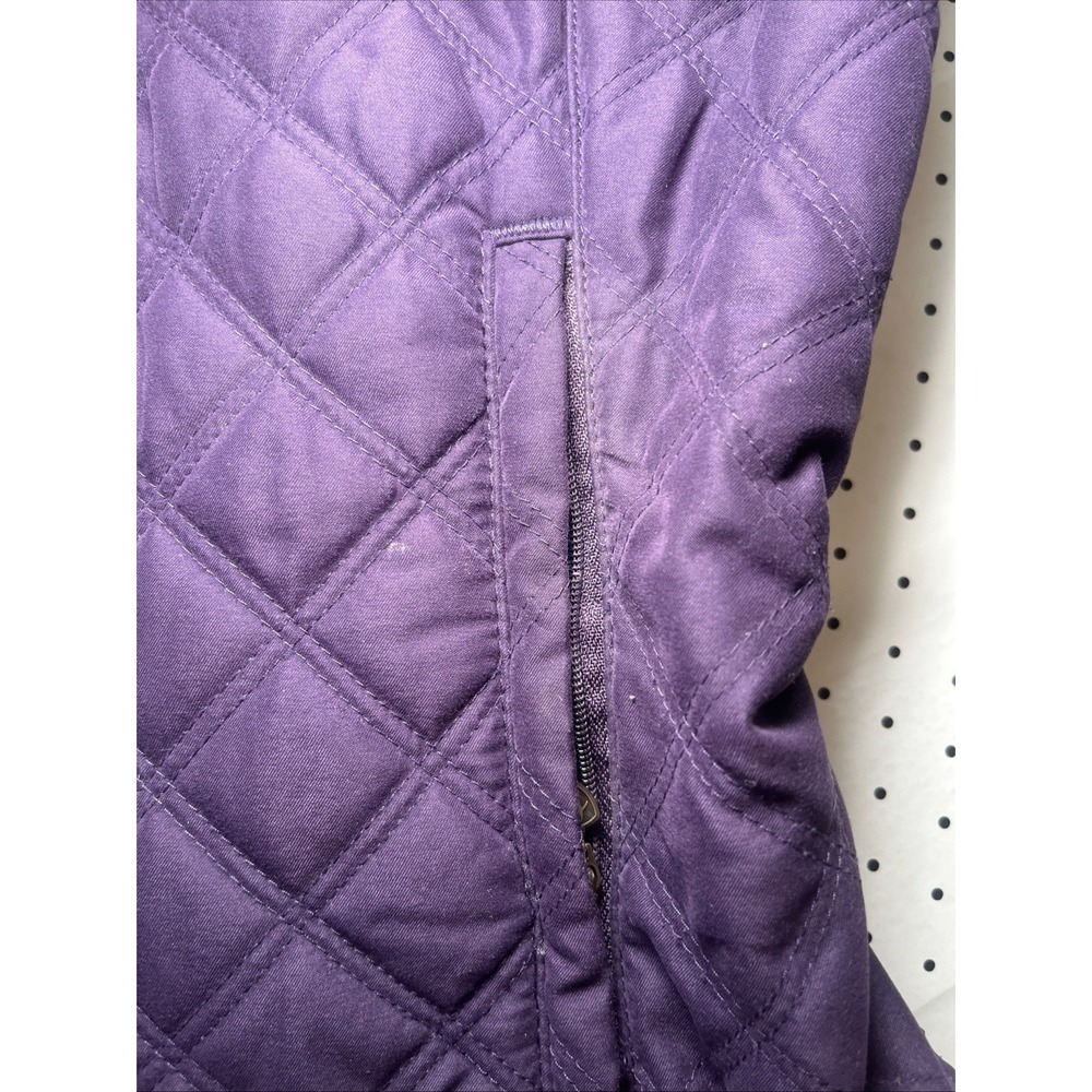 Ariat Purple Quilted Riding Vest Women's Small Equestrian Full Zip Western - Picture 6 of 12